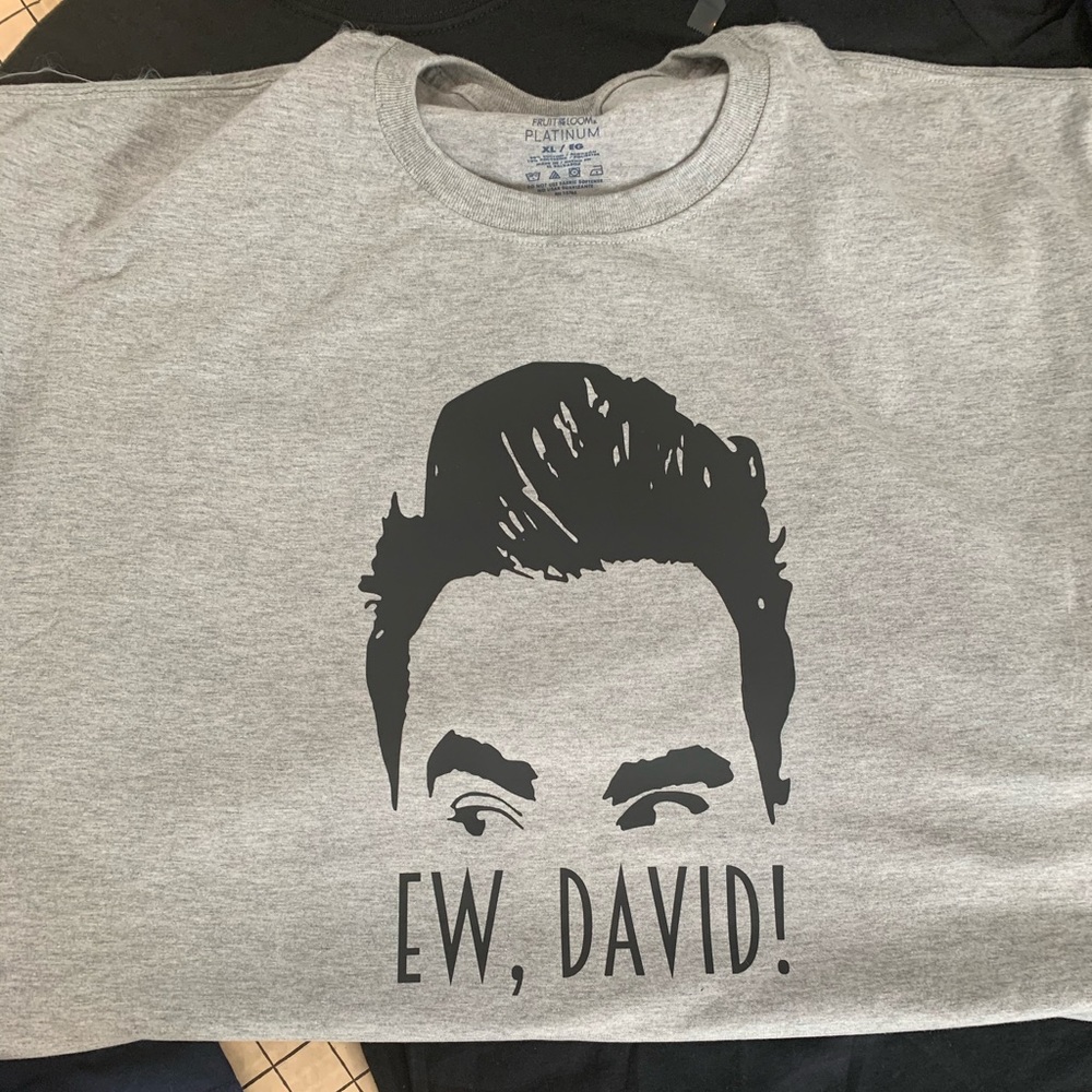 Schitt’s Creek inspired shirt: “Ew, David!”